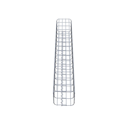 Gabion column 22 x 22 cm, MW 5 x 10 cm square