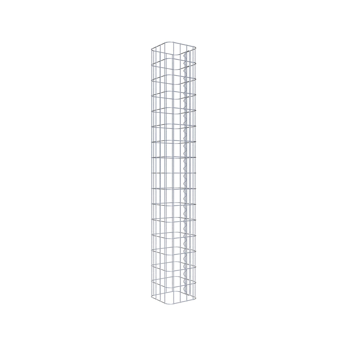 Gabion column 22 x 22 cm, MW 5 x 10 cm square