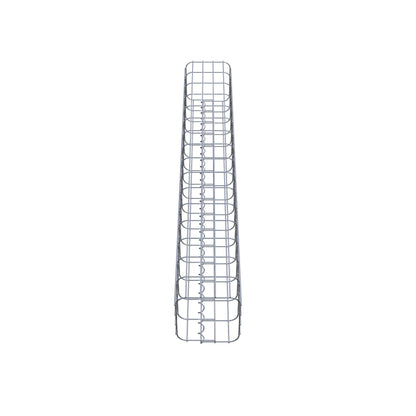 Gabion column 22 x 22 cm, MW 5 x 10 cm square