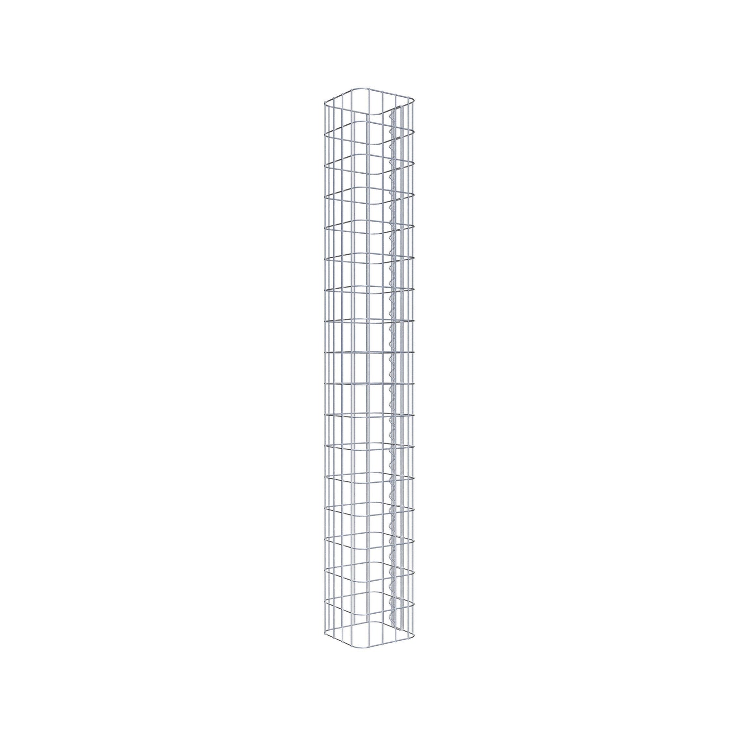 Gabion column 22 x 22 cm, MW 5 x 10 cm square