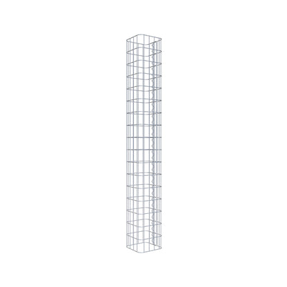 Gabion column 22 x 22 cm, MW 5 x 10 cm square