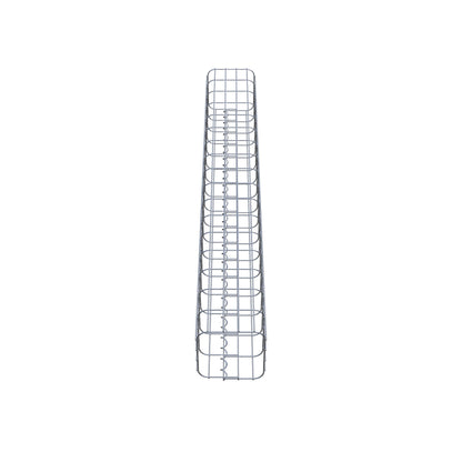 Gabion column 22 x 22 cm, MW 5 x 10 cm square