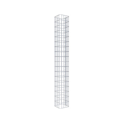 Gabion column 22 x 22 cm, MW 5 x 10 cm square