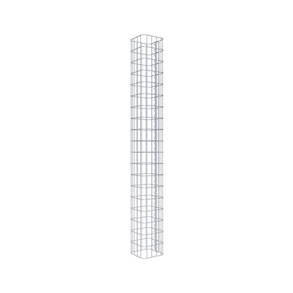 Gabion column 22 x 22 cm, MW 5 x 10 cm square