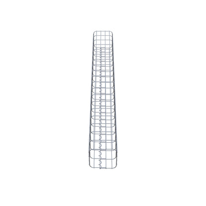 Gabion column 22 x 22 cm, MW 5 x 10 cm square