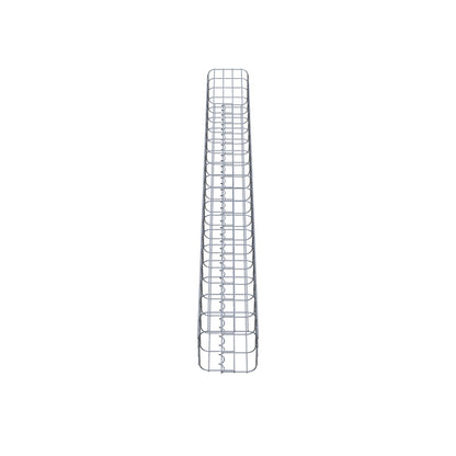 Gabion column 22 x 22 cm, MW 5 x 10 cm square