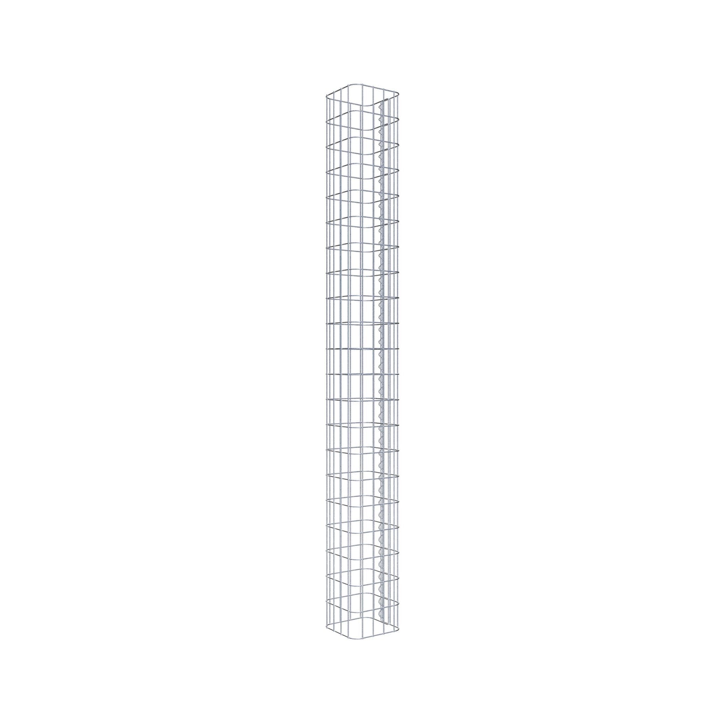 Gabion column 22 x 22 cm, MW 5 x 10 cm square
