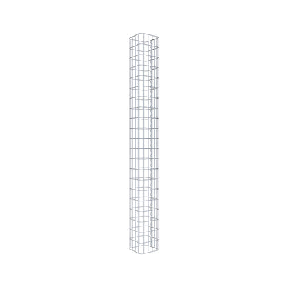 Gabion column 22 x 22 cm, MW 5 x 10 cm square