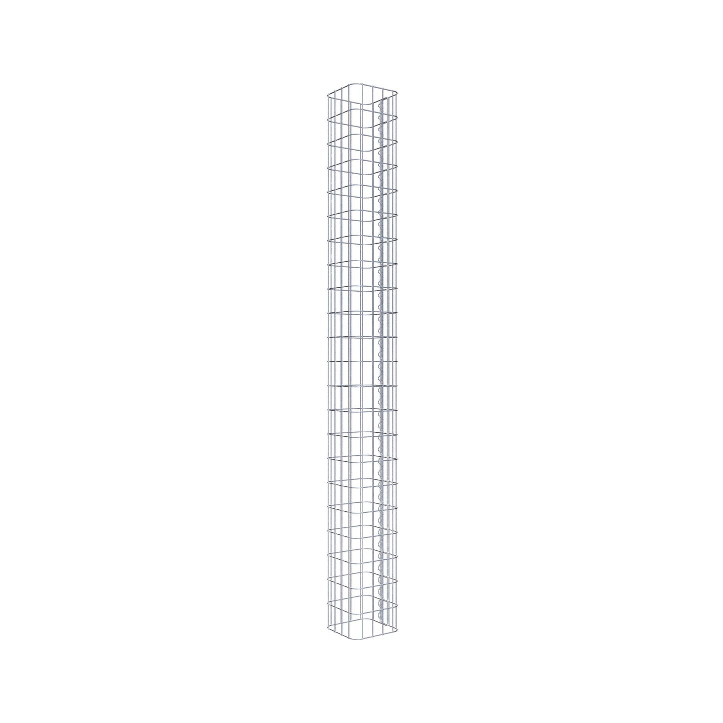 Gabion column 22 x 22 cm, MW 5 x 10 cm square
