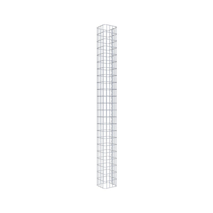 Gabion column 22 x 22 cm, MW 5 x 10 cm square