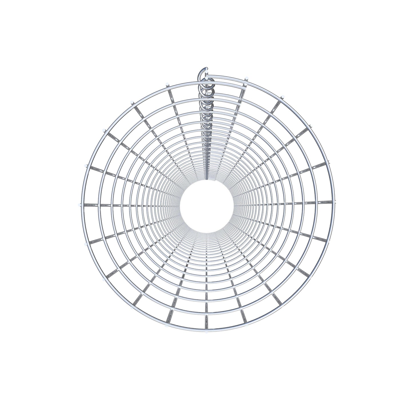 Colonna gabbionata rotonda 32 cm di diametro, 230 cm di altezza, maglia 5 cm x 10 cm