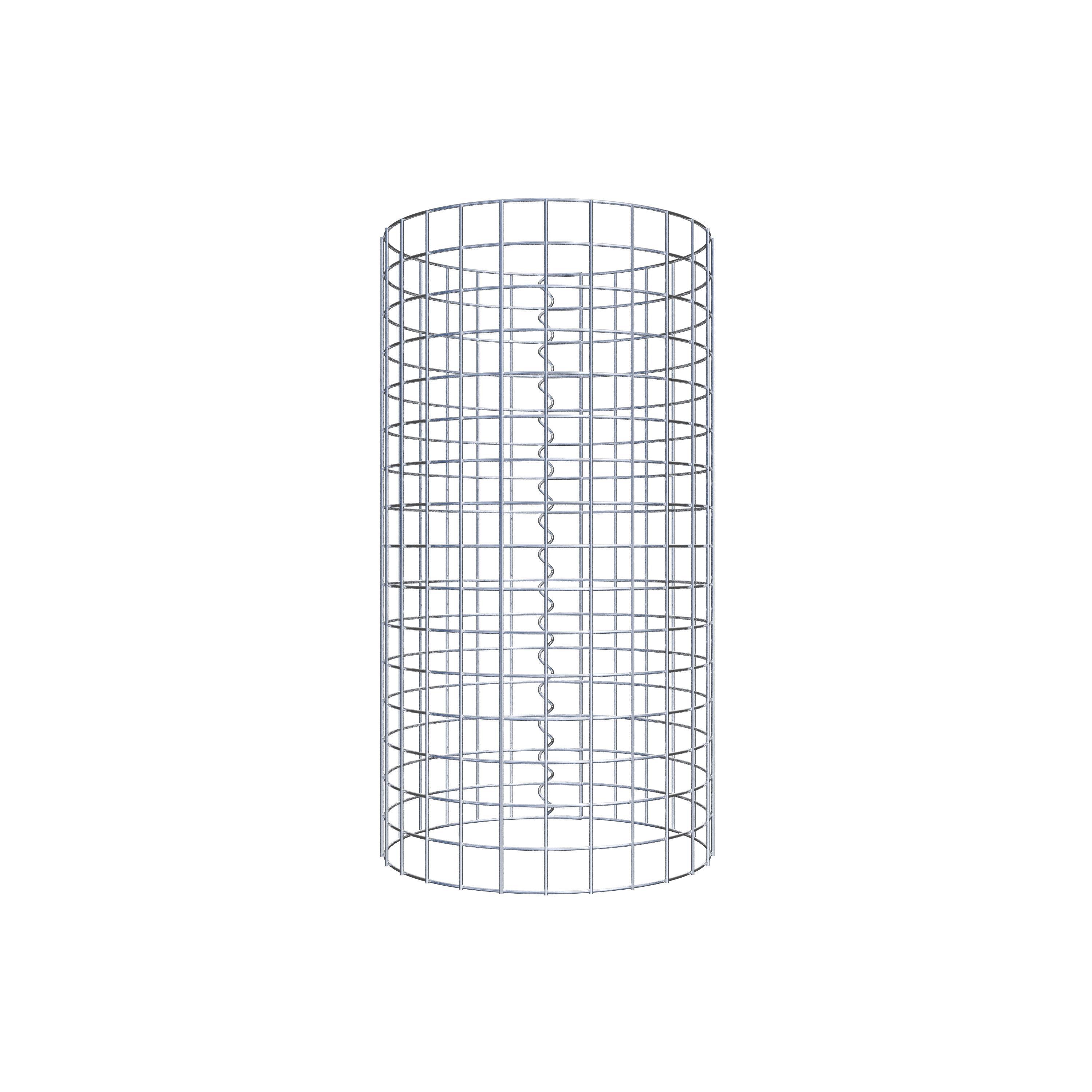 Coluna de gabião diâmetro 42 cm MW 5 x 5 cm redondo