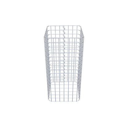 Colonne de gabion 37 x 37 cm MW 5 x 5 cm carré
