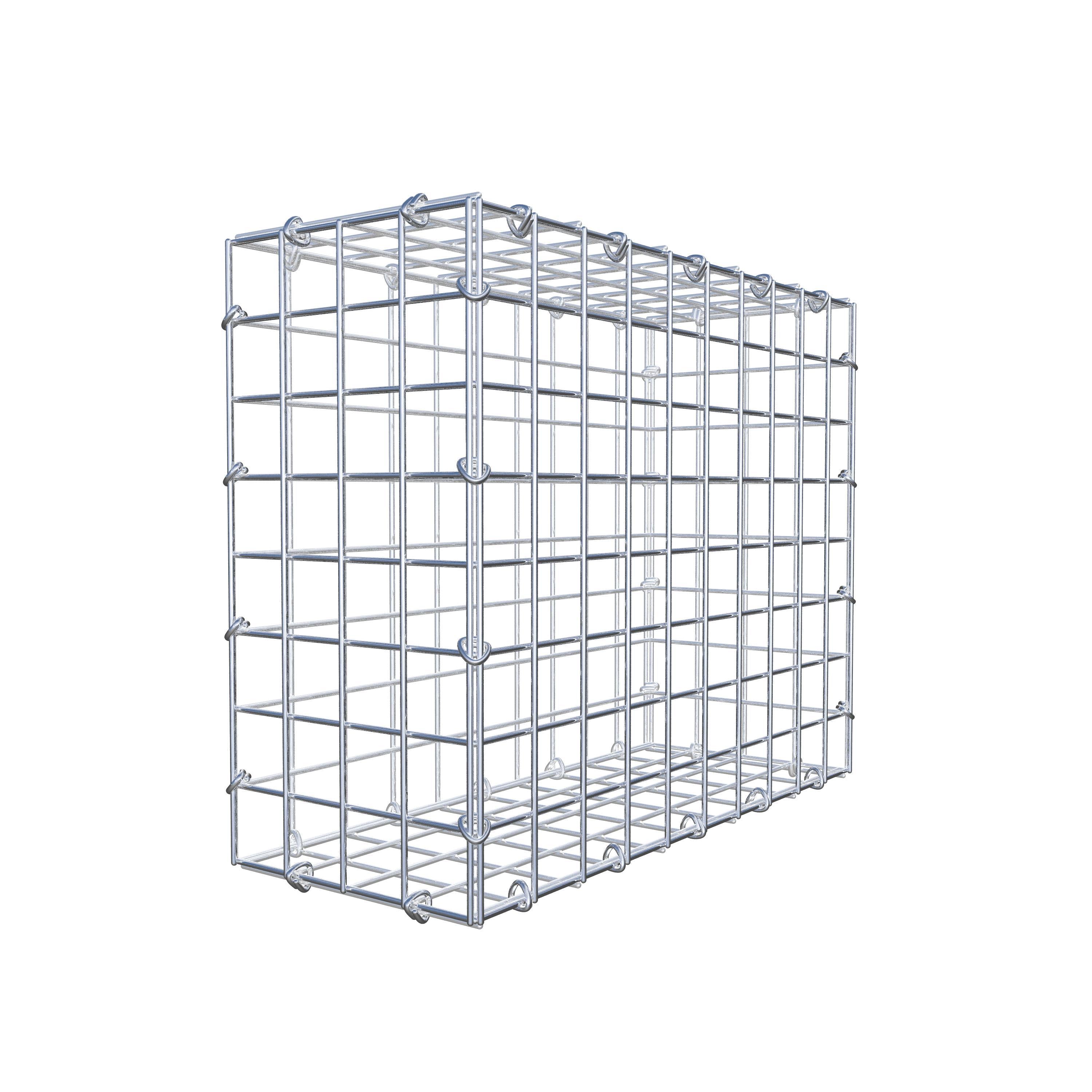 Gabion 50 cm x 40 cm x 20 cm (L x H x D), maskestørrelse 5 cm x 5 cm, C-ring