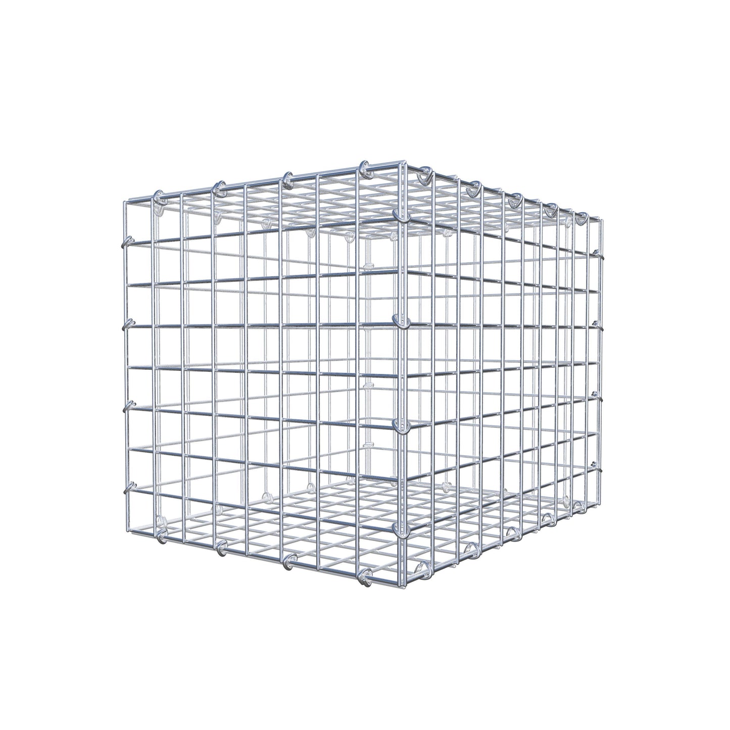 Gabion 50 cm x 40 cm x 40 cm (L x H x P), mailles 5 cm x 5 cm, anneau en C