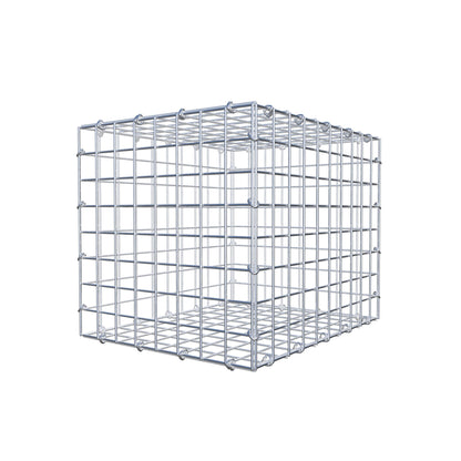 Gabion 50 cm x 40 cm x 40 cm (L x H x P), mailles 5 cm x 5 cm, anneau en C