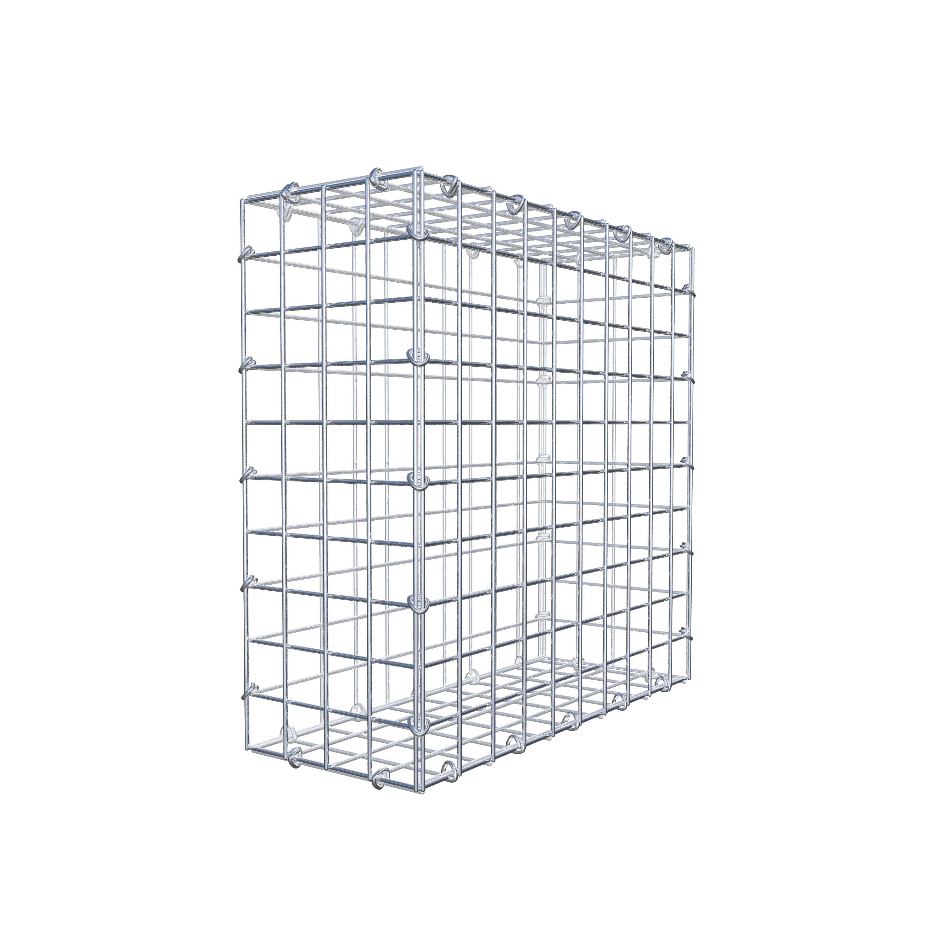 Schanskorf 50 cm x 50 cm x 20 cm (L x H x D), maaswijdte 5 cm x 5 cm, C-ring