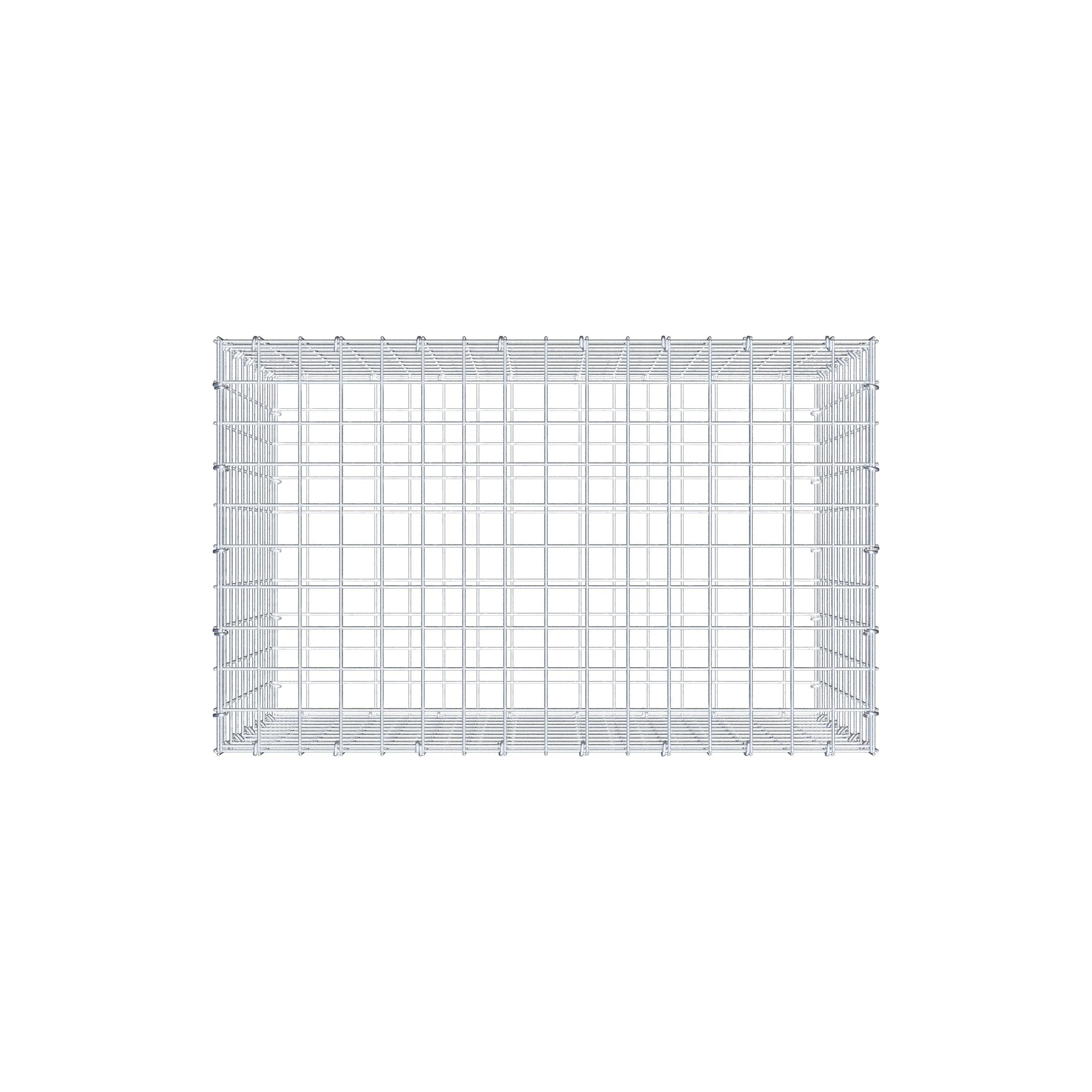 Gabion 80 cm x 50 cm x 50 cm (L x H x D), maskestørrelse 5 cm x 5 cm, C-ring