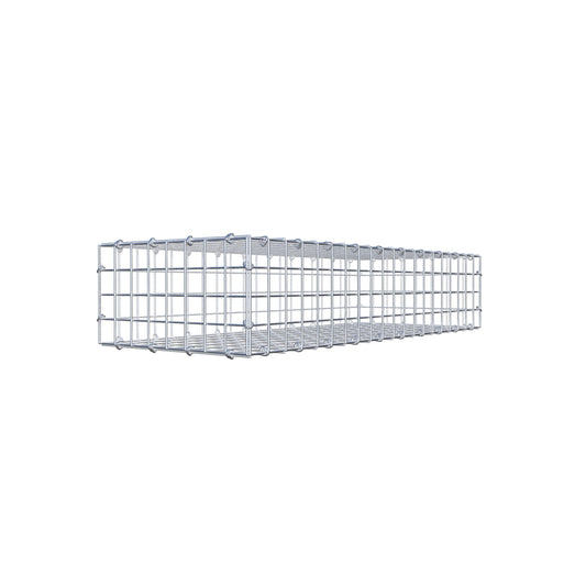 Gabion 100 cm x 20 cm x 40 cm (L x H x P), mailles 5 cm x 5 cm, anneau en C
