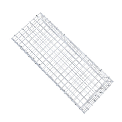 Gabion 100 cm x 20 cm x 40 cm (L x H x P), mailles 5 cm x 5 cm, anneau en C