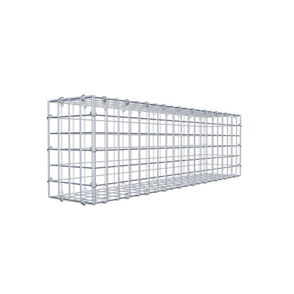 Gabion 100 cm x 30 cm x 20 cm (L x H x P), mailles 5 cm x 5 cm, anneau en C