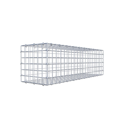 Gabion 100 cm x 30 cm x 30 cm (L x H x P), mailles 5 cm x 5 cm, anneau en C