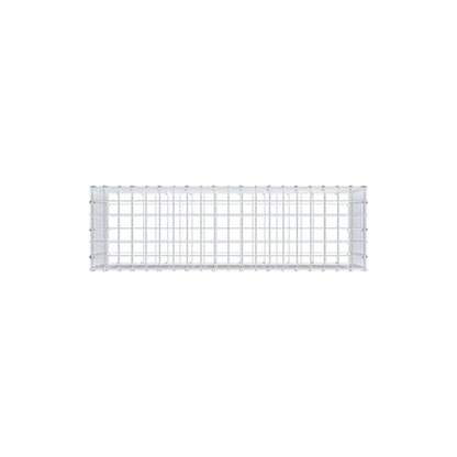 Gabion 100 cm x 40 cm x 30 cm (L x H x P), mailles 5 cm x 5 cm, anneau en C
