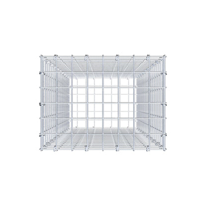 Gabion 100 cm x 40 cm x 30 cm (L x H x P), mailles 5 cm x 5 cm, anneau en C