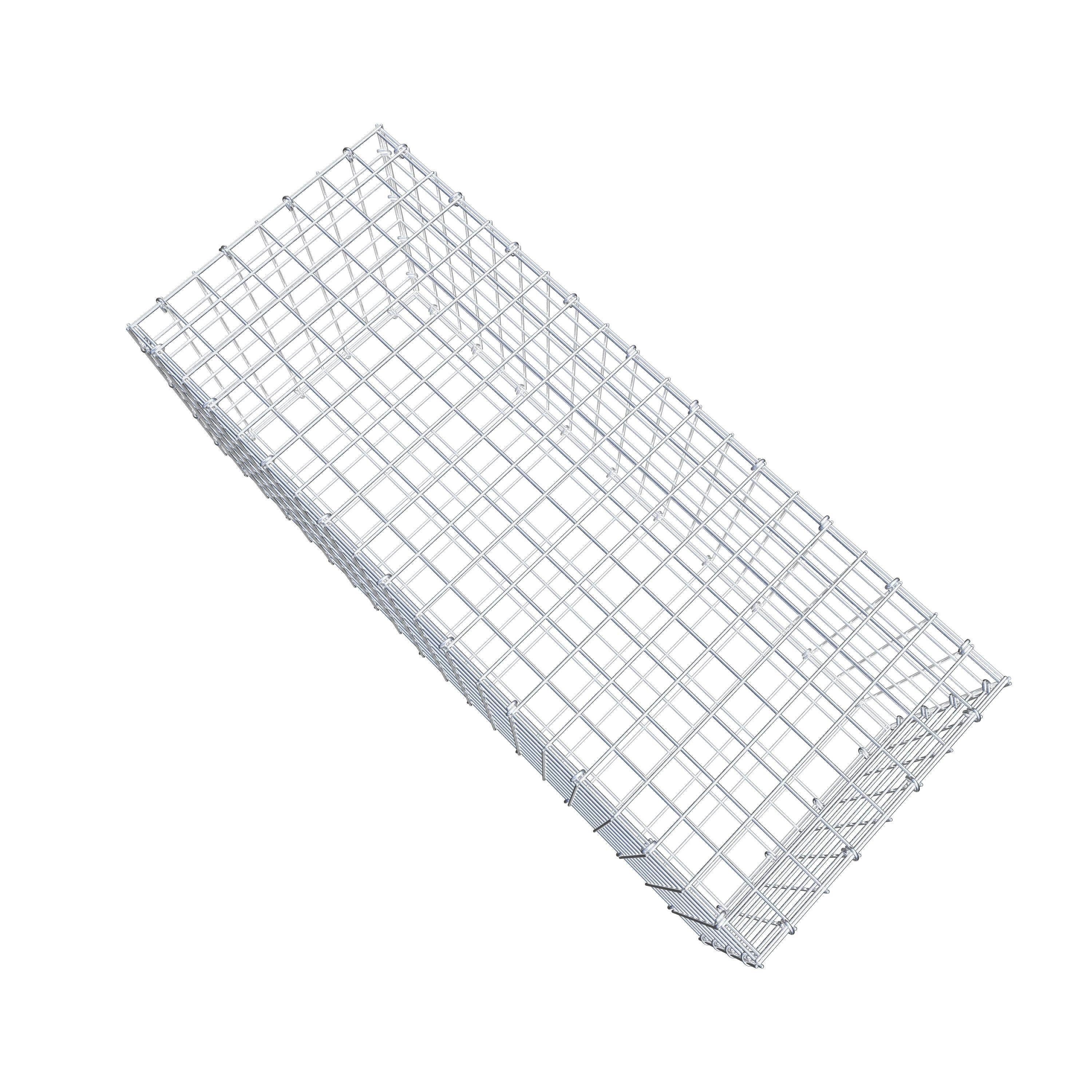 Gabion 100 cm x 40 cm x 40 cm (L x H x D), maskestørrelse 5 cm x 5 cm, C-ring