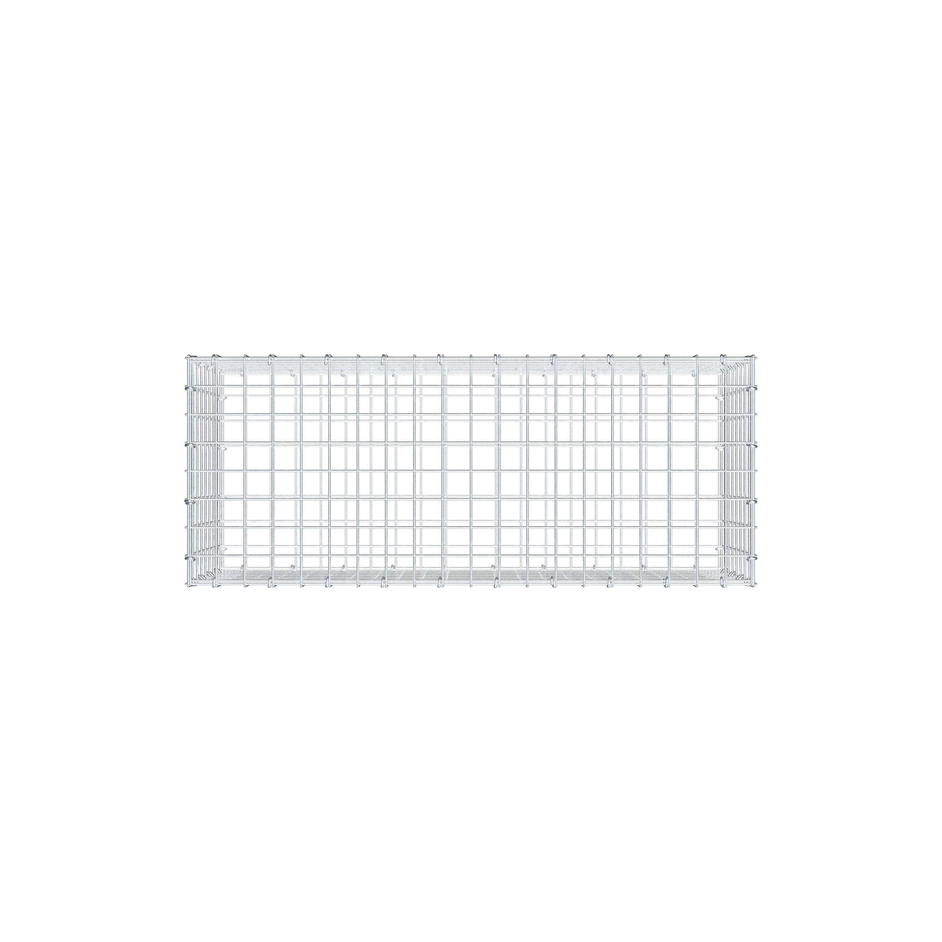 Gabion 100 cm x 40 cm x 40 cm (L x H x D), maskestørrelse 5 cm x 5 cm, C-ring