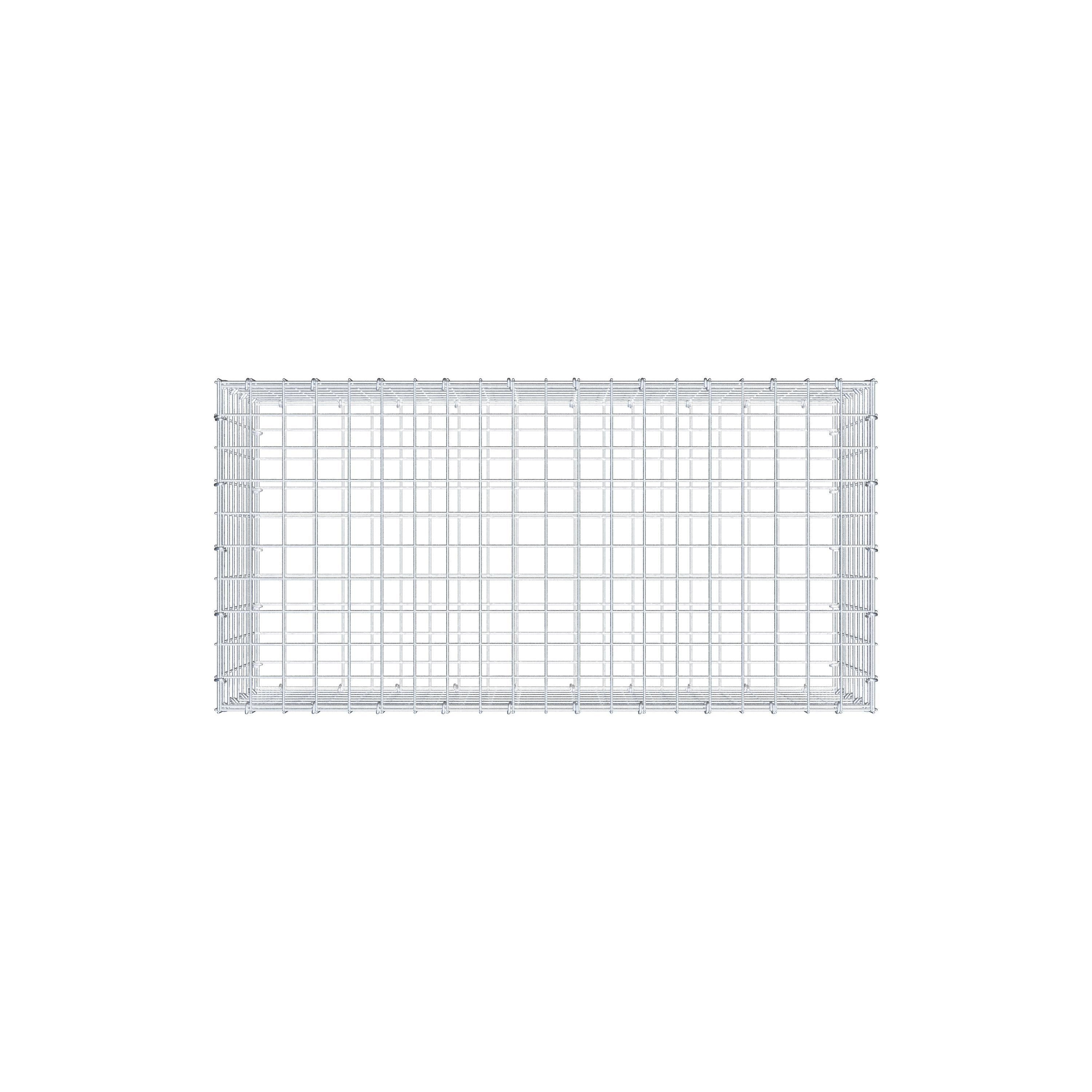 Gabion 100 cm x 40 cm x 50 cm (L x H x D), mesh size 5 cm x 5 cm, C-ring