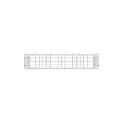 Gabion 100 cm x 50 cm x 20 cm (L x H x P), mailles 5 cm x 5 cm, anneau en C