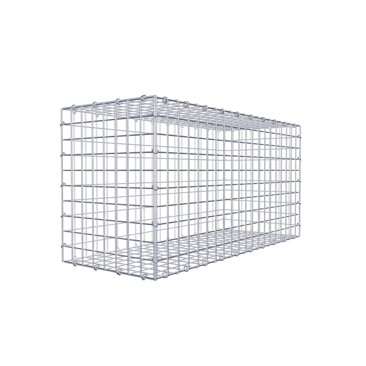 Gabion 100 cm x 50 cm x 40 cm (L x H x P), mailles 5 cm x 5 cm, anneau en C