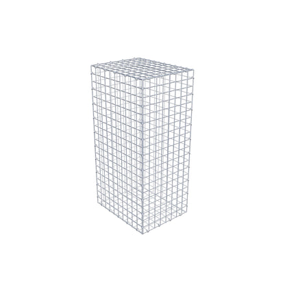 Gabion 100 cm x 50 cm x 40 cm (L x H x P), mailles 5 cm x 5 cm, anneau en C