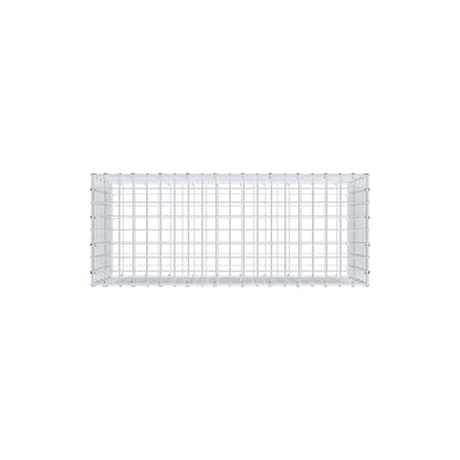 Gabion 100 cm x 50 cm x 40 cm (L x H x P), mailles 5 cm x 5 cm, anneau en C