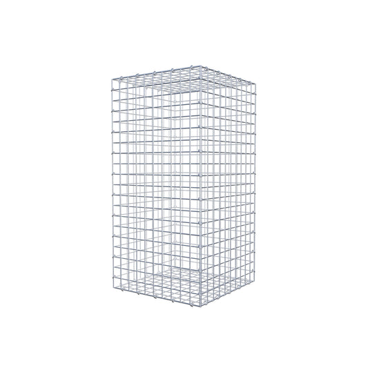 Gabion 100 cm x 50 cm x 50 cm (L x H x P), mailles 5 cm x 5 cm, anneau en C