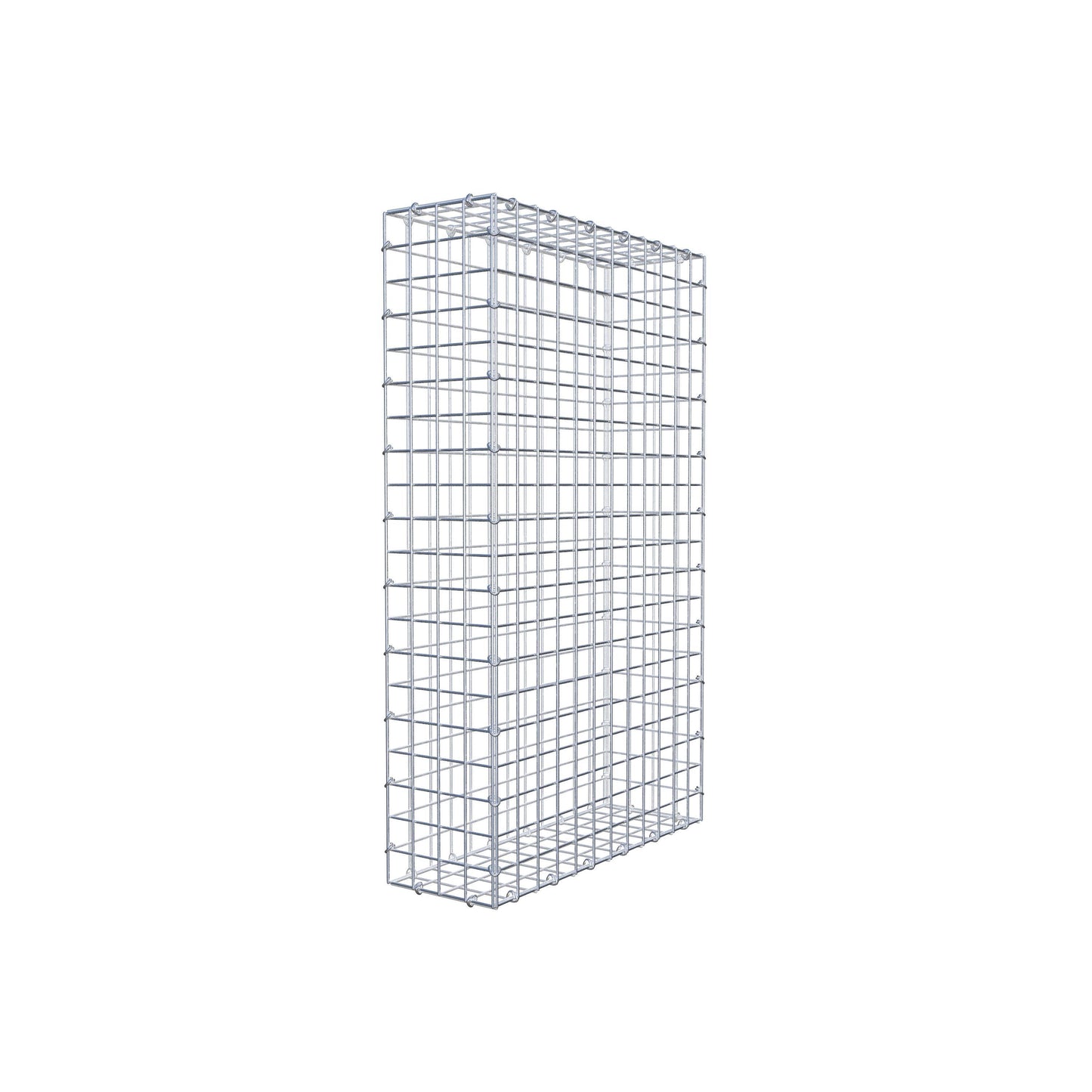 Gabion 100 cm x 60 cm x 20 cm (L x H x D), maskestørrelse 5 cm x 5 cm, C-ring