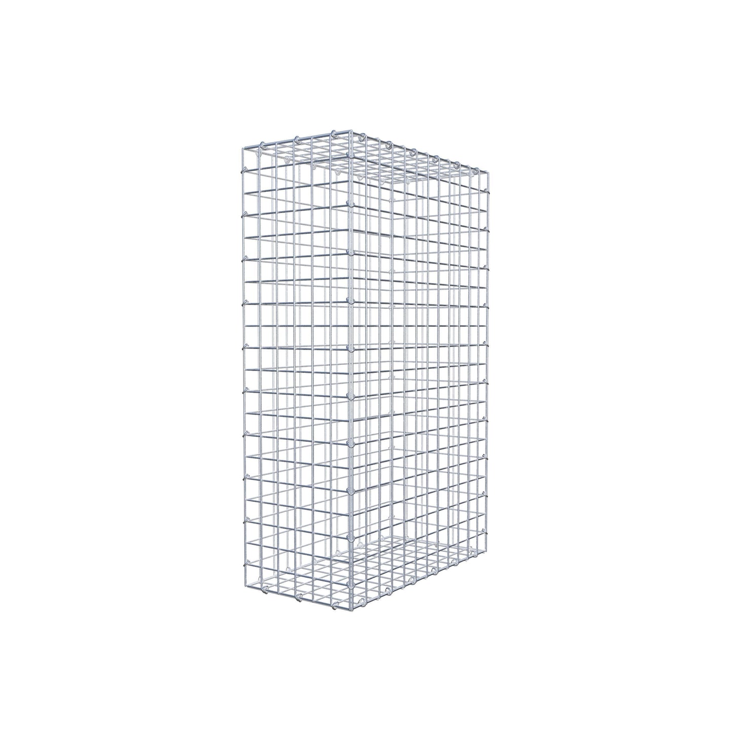 Gabion 100 cm x 60 cm x 30 cm (L x H x D), maskestørrelse 5 cm x 5 cm, C-ring