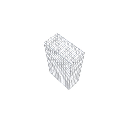 Gabion 100 cm x 60 cm x 30 cm (L x H x D), maskestørrelse 5 cm x 5 cm, C-ring