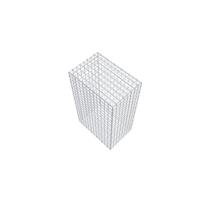 Gabion 100 cm x 60 cm x 40 cm (L x H x P), mailles 5 cm x 5 cm, anneau en C