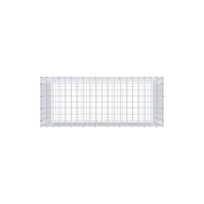 Gabion 100 cm x 60 cm x 40 cm (L x H x P), mailles 5 cm x 5 cm, anneau en C
