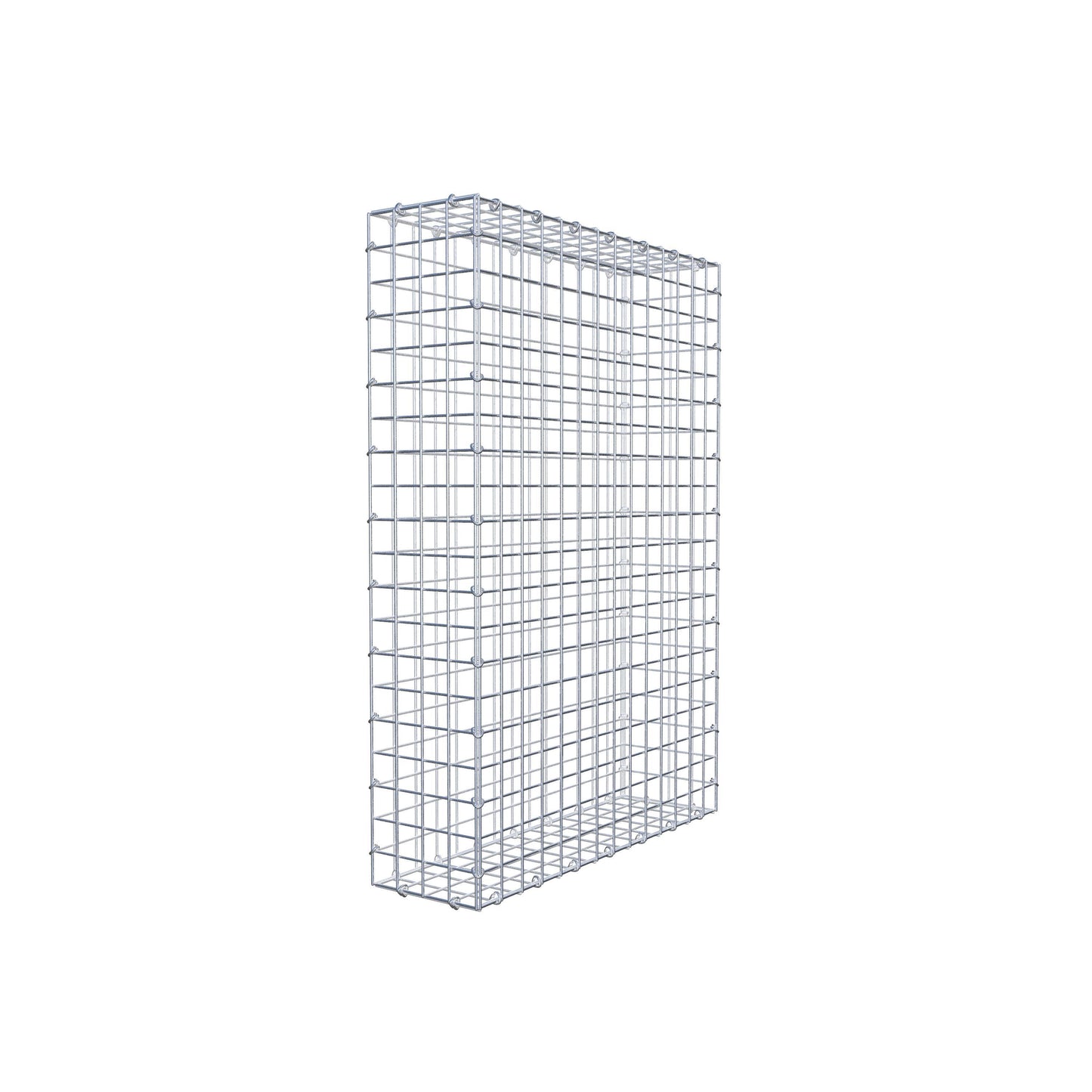 Gabion 100 cm x 70 cm x 20 cm (L x H x P), mailles 5 cm x 5 cm, anneau en C