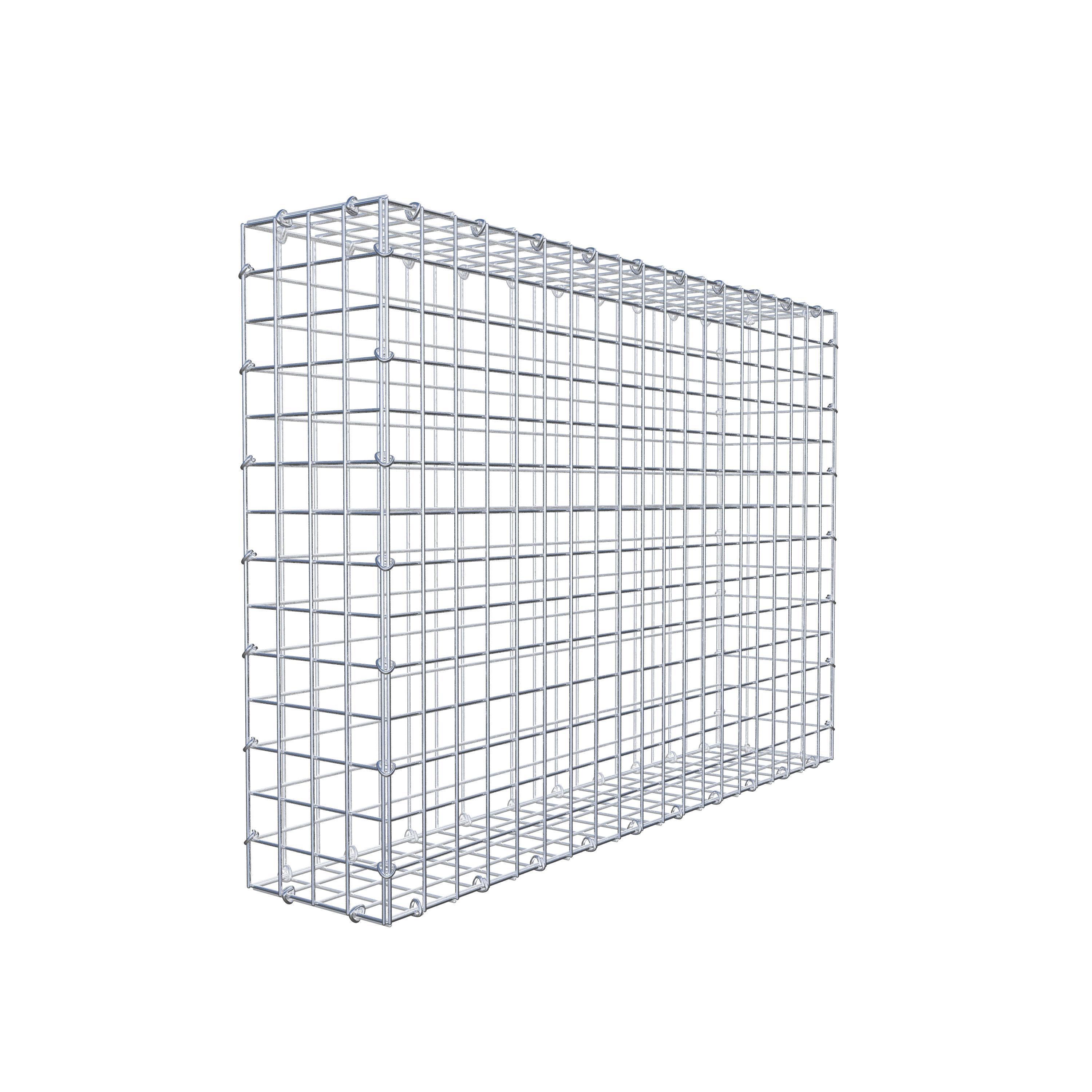 Gabion 100 cm x 70 cm x 20 cm (L x H x D), mesh size 5 cm x 5 cm, C-ring