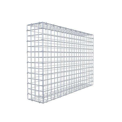 Gabion 100 cm x 70 cm x 20 cm (L x H x P), mailles 5 cm x 5 cm, anneau en C