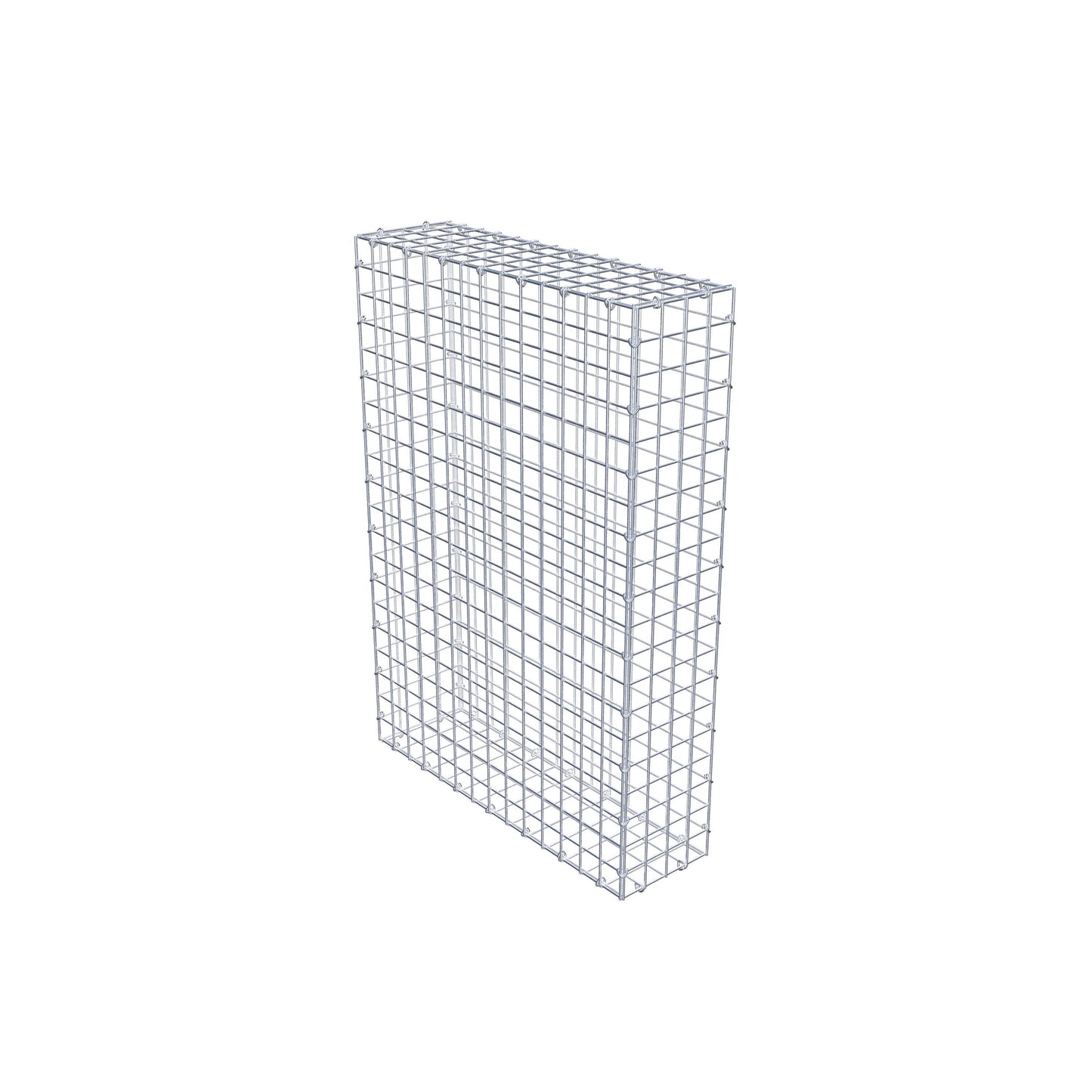 Gabion 100 cm x 70 cm x 20 cm (L x H x P), mailles 5 cm x 5 cm, anneau en C