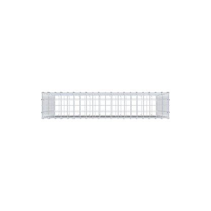 Gabion 100 cm x 70 cm x 20 cm (L x H x P), mailles 5 cm x 5 cm, anneau en C