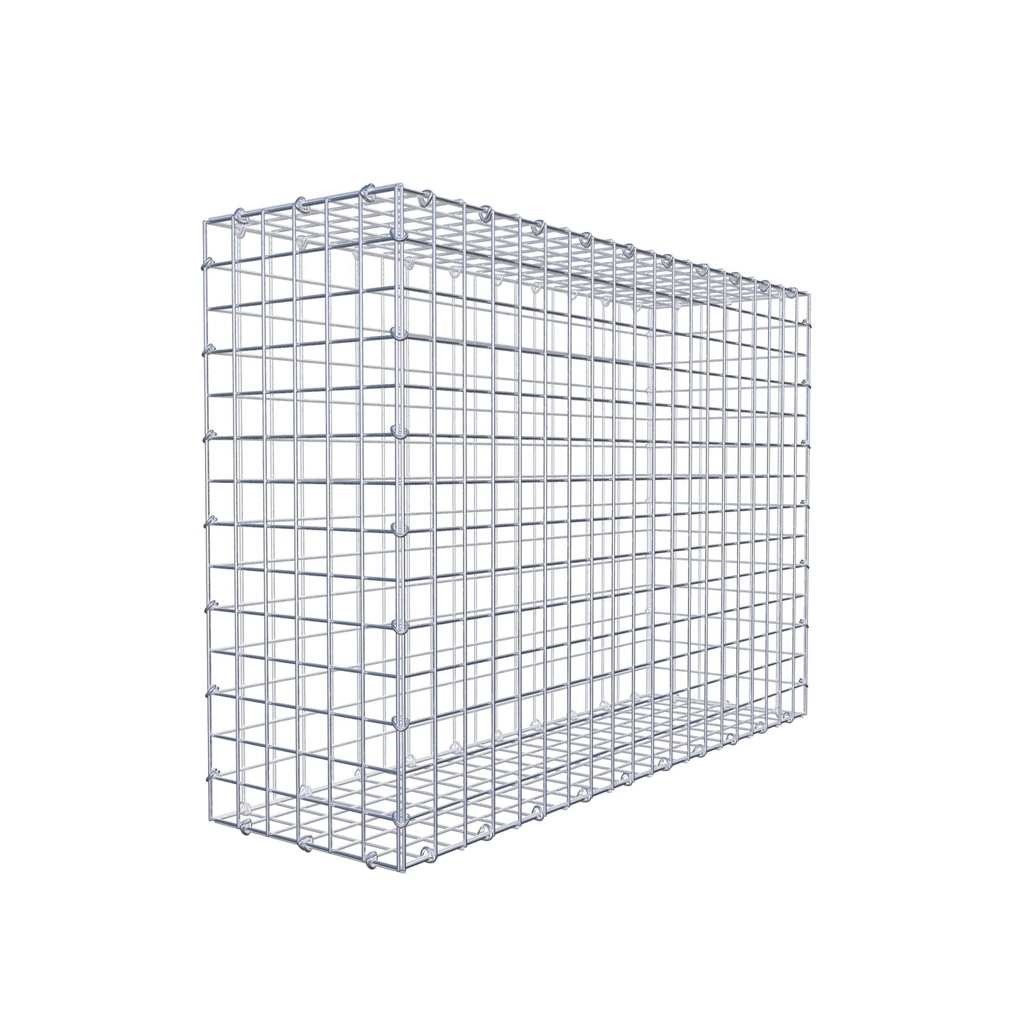 Gabion 100 cm x 70 cm x 30 cm (L x H x P), mailles 5 cm x 5 cm, anneau en C