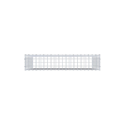 Gabion 100 cm x 80 cm x 20 cm (L x H x P), mailles 5 cm x 5 cm, anneau en C