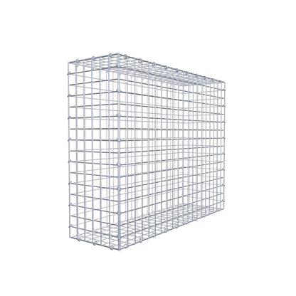 Gabion 100 cm x 80 cm x 30 cm (L x H x P), mailles 5 cm x 5 cm, anneau en C