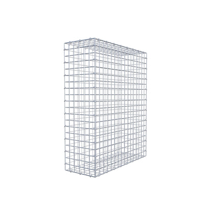 Gabion 100 cm x 80 cm x 30 cm (L x H x P), mailles 5 cm x 5 cm, anneau en C